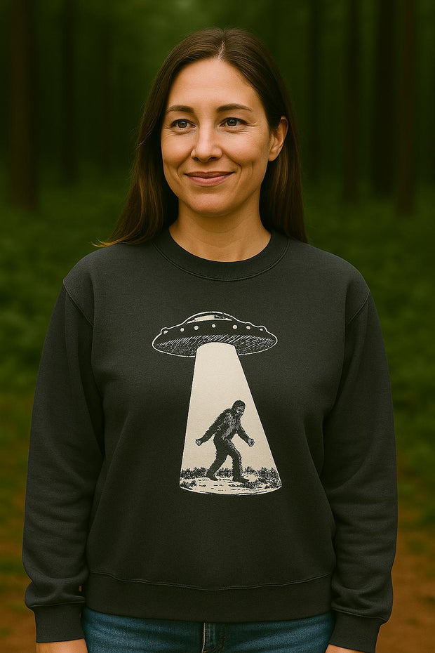Bigfoot UFO Sweatshirt | Unisex