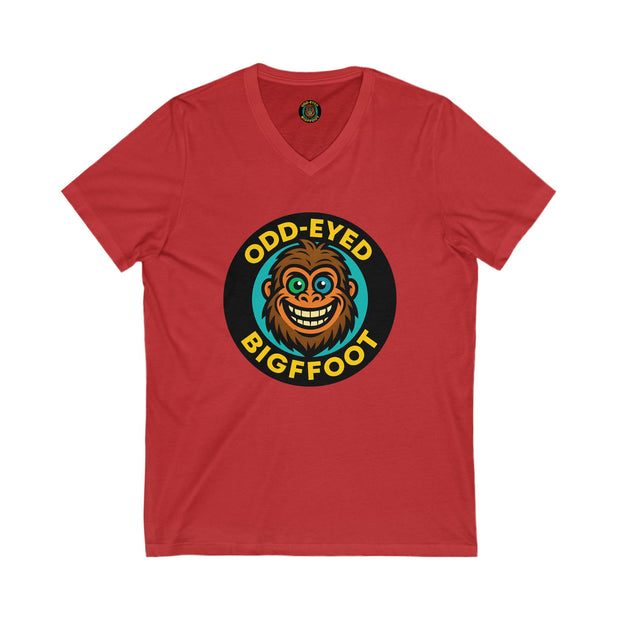 Unisex Odd-Eyed Bigfoot V-Neck T-Shirt