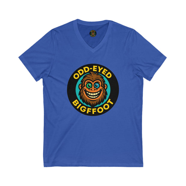 Unisex Odd-Eyed Bigfoot V-Neck T-Shirt