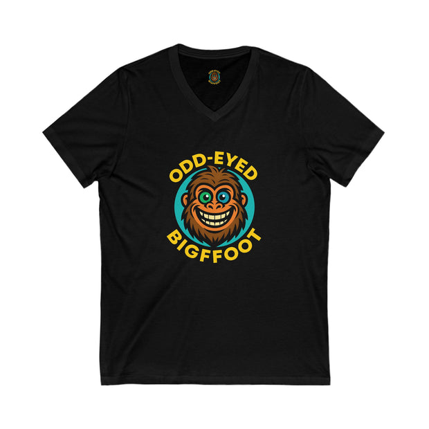 Unisex Odd-Eyed Bigfoot V-Neck T-Shirt