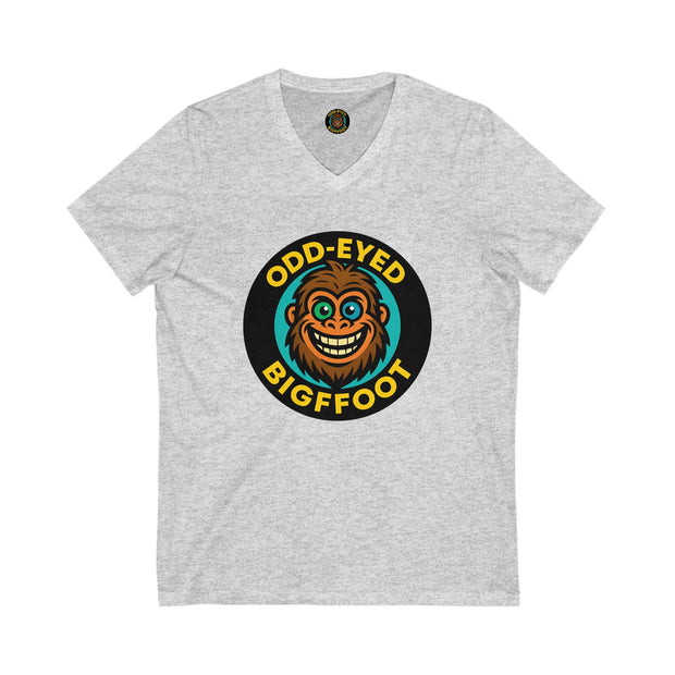 Unisex Odd-Eyed Bigfoot V-Neck T-Shirt