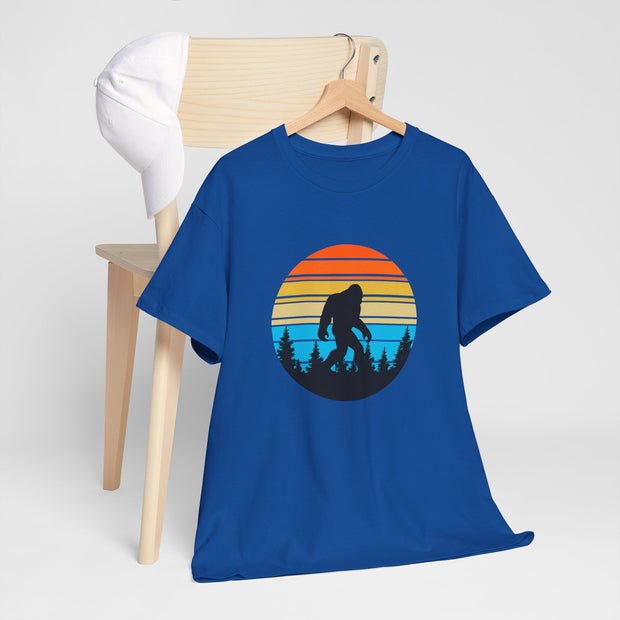 Unisex Bigfoot Forest Sunset T-Shirt