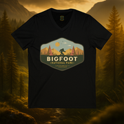 Unisex Bigfoot National Park V-Neck T-Shirt