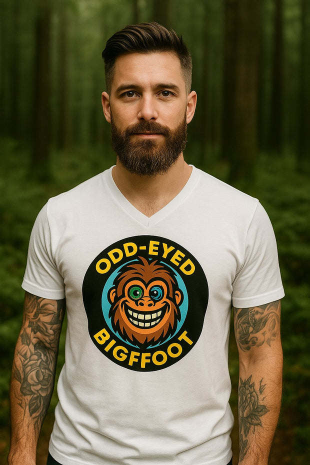Unisex Odd-Eyed Bigfoot V-Neck T-Shirt