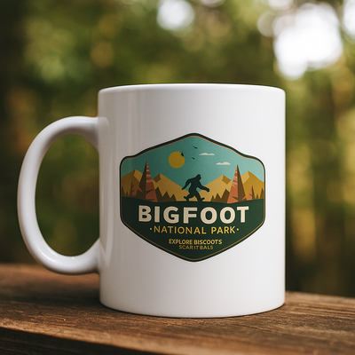 Bigfoot National Park Ceramic Mug