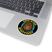 Odd-Eyed Bigfoot Cut Stickers