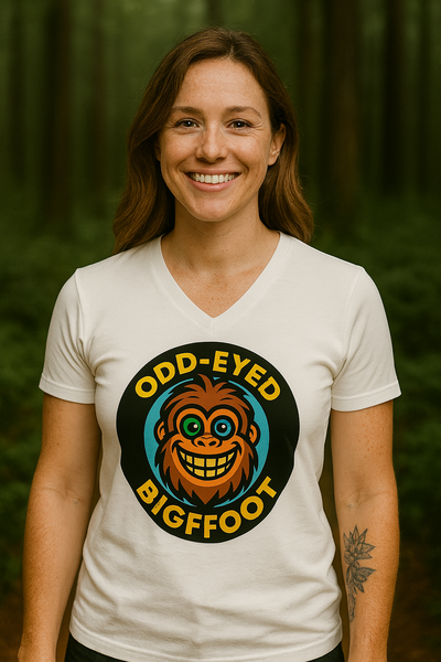 Unisex Odd-Eyed Bigfoot V-Neck T-Shirt